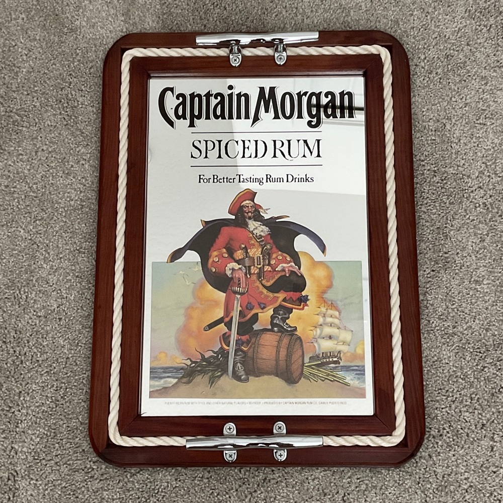 Captain Morgan Spiced Rum Wall Art